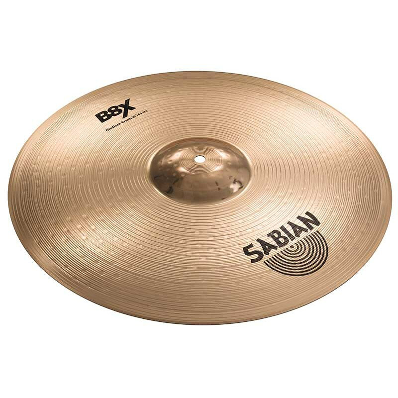 楽器種別：新品SABIAN/B8X 商品一覧＞＞SABIAN/新品 商品一覧＞＞ドラム【10，000円〜30，000円】 商品一覧＞＞シンバル/クラッシュ/SABIAN 商品一覧＞＞安心してお買い物頂けるよう、スネアもシンバルも丁寧梱包でお届けします！SABIAN B8X Medium Crash 18 [B8X-18MC]商品説明【B8X　〜Bright〜：UNI ROLLED / 92％ Copper + 8％ Tin】シートブロンズシンバルに、レイジングと独特のハンマリングを施したシリーズ。ハイピッチで明るくクリアーなサウンドが特徴。Medium Crash：18インチ / Medium立ち上がりのよい、パワフルでハイピッチのクラッシュ音を発揮するモデル。イケベカテゴリ_ドラム_シンバル_クラッシュ_SABIAN_B8X_新品 SW_SABIAN_新品 JAN:0622537074714 登録日:2015/09/22 シンバル セイビアン