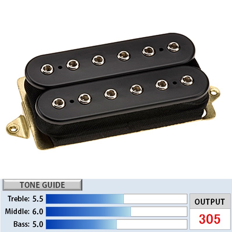 楽器種別：新品PICK UP/DiMarzio 商品一覧＞＞PICK UP/DiMarzio/Full size Humbuckers Pickups 商品一覧＞＞PICK UP【10，000円〜20，000円】 商品一覧＞＞品揃え豊富な当店なら弦、パーツ、ケーブルなどのアクセサリーがまとめて揃います！DiMarzio FRED [DP153F] (Black/F-Spaced) 【安心の正規輸入品】商品説明FREDは、PAF Proの中域成分にノッチフィルターを加えたようなサウンドに設計されています。これは必然的に求められていたサウンドなのです。ハムバッキング・ピックアップのハーモニクス・サウンドは、良く歪ませたアンプやディストーションを使わなければ簡単には出せません。FREDの出力はPAF Proと同レベルですが、より力強いオーバードライヴ・サウンドを奏でます。ピッキングのニュアンスやトーン・コントロールのセッティングの変化を的確に捕らえ、ソロにおいてもリズムワークにおいても素晴らしいサウンドを奏でることが可能です。Specifications出力 305トレブル 5.5ミドル 6.0ベース 5.0直流抵抗 10.38kマグネット アルニコ 5コンダクター 4〇Sandard-Spaced & F-Spacedディマジオのフルサイズ・ハムバッカーには、ギターの仕様の違いに対応出来るように2種類のサイズがございます。一般的にギブソンにはポールピースの間隔が9.7mmのスタンダード・スペース、シンクロナイズド・トレモロやフロイドローズを搭載したギターには10.2mmのFスペースが適しております。ギターの仕様や、搭載するポジションによっては上記に当てはまらない場合もございます。ご注文頂く前には実際に搭載したいポジションの弦の間隔を予め計測することをおすすめ致します。■掲載のトーンガイドはメーカー参考数値となります。■画像はサンプルとなります。実際の製品の色味とは多少異なる場合がございます。■仕様は改良ため予告なく変更となる場合がございます。イケベカテゴリ_弦・アクセサリー・パーツ類_PICK UP_DiMarzio_Full size Humbuckers Pickups_新品 JAN:0663334006508 登録日:2021/04/29 ピックアップ ディマジオ