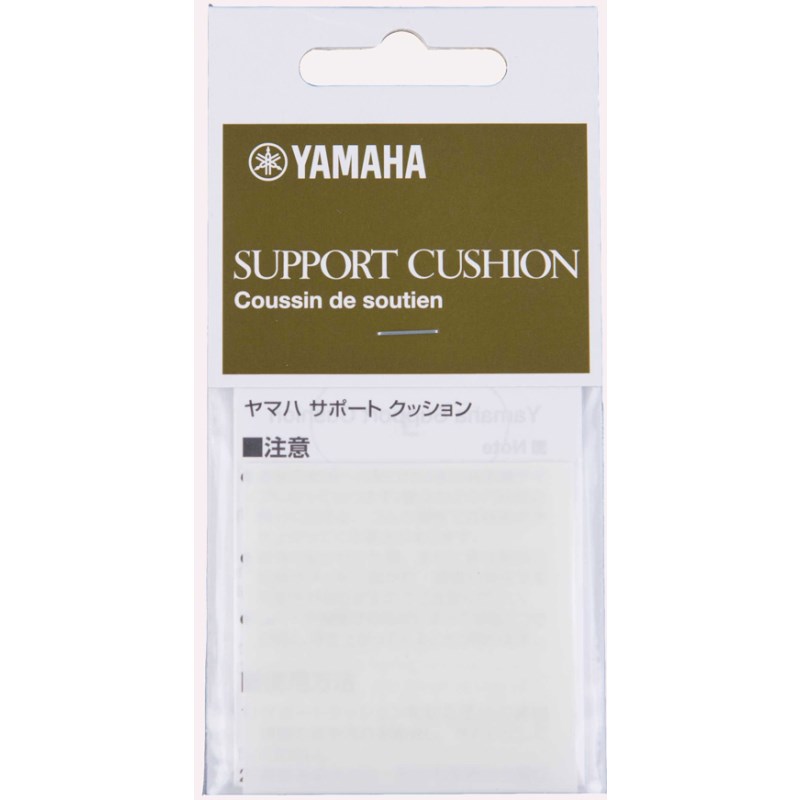 楽器種別：新品その他アクセサリー/YAMAHA 商品一覧＞＞その他アクセサリー【〜5，000円】 商品一覧＞＞サックス買うなら、当店で！専門のスタッフが丁寧に検品・調整しているので安心です！YAMAHA サポートクッション SPC商品説明ヤマハ　サポートクッション管楽器の指掛けやレバーなどに貼り、手や指の負担を軽減するためのシリコンゴム製クッションです。 一見普通のシリコンゴムシートですが、クッションとして使いやすい厚さ、柔らかさを選び、温度変化やオイル等の耐性試験に合格した素材を採用しています。楽器本体に使用されるシルバー、ブラス、ラッカー塗装との相性もテスト済み、楽器にも手指にも優しく、安心してご使用していただけます。 【使用方法】 貼りたい箇所の表面の汚れや油分を除去し、好みの形状に切り抜いたサポートクッションを貼りつけてご使用いただきます。サイズの目安として金管楽器のレバー/指掛け、クラリネット/サクソフォンの指掛けの型紙が同封されています。★大きさ・・・50mm×50mm★厚さ・・・・1.0mm★数量・・・・　1枚入り★色・・・・・　乳白色 【使用上の注意】★貼りつける箇所の形状によりサポートクッションが浮き上がってくることがあります。★塗装やメッキはメーカーや使用年数により状態が異なります。 　腐食の起きている箇所や劣化したコルク部等、コンディションの悪いところに貼ると、メッキやコルクが剥がれることがあります。イケベカテゴリ_トランペット_その他アクセサリー_YAMAHA_新品 JAN:4957812594493 登録日:2019/06/02 ヤマハ やまは