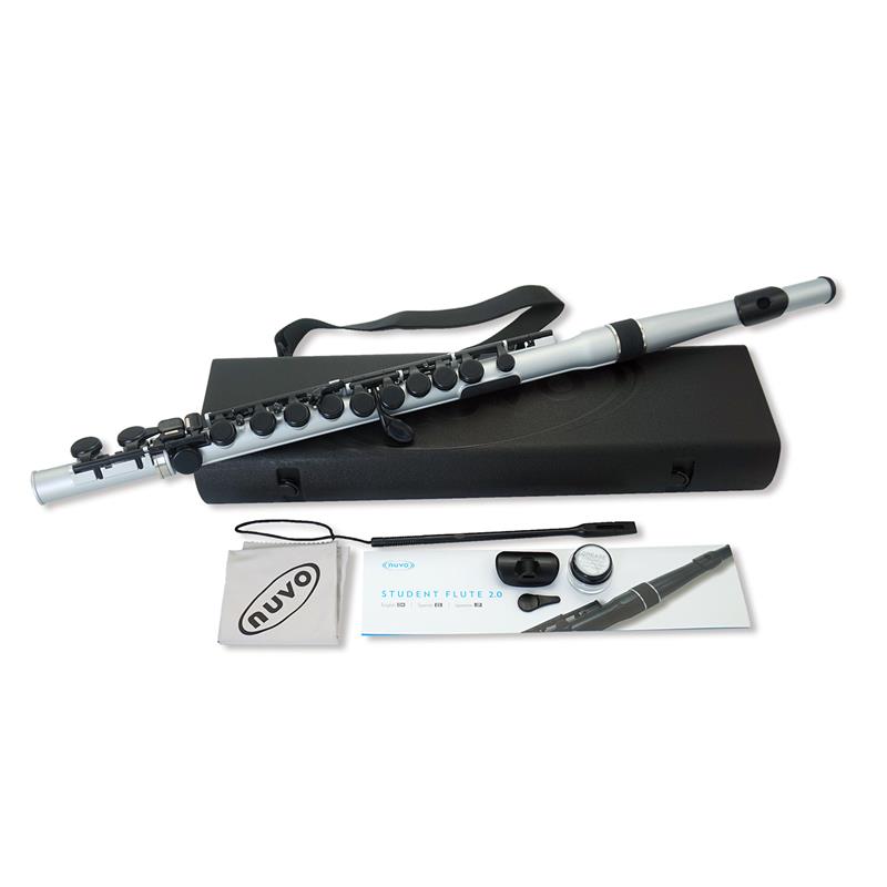 NUVO ヌーボ / N235SFSB プラスチック製 フルート Student Flute (Silver/Black)