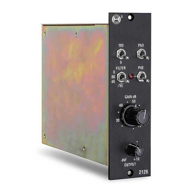 H2 Audio 2128 Mic Pre 【予約商品・6月8日発売予定】(エイチツーオーディオ)(マイクプリアンプ)(500シリーズ)(Heliosコンソール)