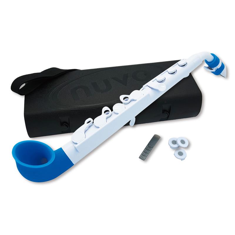 NUVO ヌーボ / N520JWBL プラスチック製 C調 簡単サックス jSax (White/Blue)