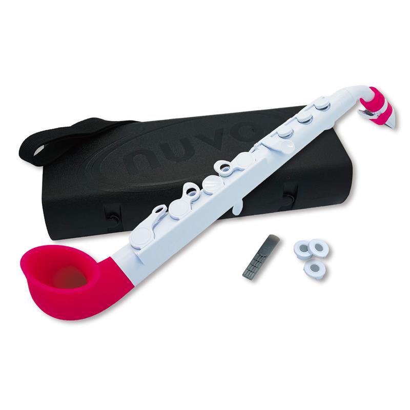 NUVO ヌーボ / N520JWPK プラスチック製 C調 簡単サックス jSax (White/Pink)