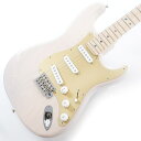 楽器種別：新品エレキギター/Fender Made in Japan 商品一覧＞＞エレキギター/Fender Made in Japan/Other 商品一覧＞＞エレキギター【100，000円〜200，000円】 商品一覧＞＞当店のギターは、出荷前に専門スタッフが検品・調整しているので安心です！Fender Made in Japan IKEBE FSR 1966 Stratocaster Reverse Head (US Blonde) [Made in Japan]商品説明イケベ楽器オリジナルオーダーで実現した「特別なフェンダー」！Fender Factory Special Run (FSR) Model人気のフェンダーMade in Japan (MIJ)ラインナップに、イケベ・オーダーで実現した特別限定モデルが登場！トランジション・ロゴ（Fender Transition Logo）が印象的な1966年スタイルのラージヘッド・ストラトキャスターを基本に、リバースヘッド、アッシュボディー、ゴールド・アノダイズド・ピックガード、アバロン貝ポジションマークを採用した、まさにスペシャルな一本です。スムースなフィンガリングを可能にするサテンフィニッシュ（艶消塗装）ネック、9.5R指板にミディアムジャンボの22フレット構造といったモダンスペックも採用している事で、操作性面においても極上の弾き易さを実現しています。更に、コントロール部においても「Master Volume， Tone 1. (Neck & Middle Pickup)， Tone 2. (Bridge Pickup)」となっている事で、リアピックアップ選択時においてもトーンコントロールが可能となり、より繊細なサウンドメイクを行なえる点も、見逃せないポイント。レギュラーモデルとは一線を画す、様々なアイデアが詰め込まれた「特別感満載」の一本。この機会をお見逃しの無いように！※製品の特性上、杢目・色合いは1本1本異なります。商品詳細Body: ASHBody Finish: PolyesterBody Shape: StratocasterNeck: Maple (Reverse Head)Neck Finish: Satin PolyulethaneNeck Shape: U ShapeScale: 25.5 (648mm)Fingerboard: MapleFingerboard Radius: 9.5(250 mm)Flet number: 22FFlet Size: Midium JumboNut: BoneNut Size: 1.615 (41.02mm)Position Inlay: Abalone DotsBridge Pickup: Vintage-Style Single-Coil StratMiddle Pickup: Vintage-Style Single-Coil StratNeck Pickup: Vintage-Style Single-Coil StratControls: Master Volume， Tone 1. (Neck & Middle Pickup)， Tone 2. (Bridge Pickup)Pickup Switch: 5-Position Blade (Position 1. Bridge Pickup， Position 2. Bridge and Middle Pickup， Position 3. Middle Pickup， Position 4. Middle and Neck Pickup， Position 5. Neck Pickup)Pickup Configuration: SSSBridge: 6-Saddle Vintage-Style Synchronized TremoloHardware Finish: ChromeTuning Machine: Fender Vintage F StampedPickguard: Gold Anodized 1Pソフトケース付きイケベカテゴリ_ギター_エレキギター_Fender Made in Japan_Other_新品 JAN:0885978353798 登録日:2022/12/08 エレキギター フェンダー ふぇんだー フェンダージャパン フェンジャパ フェンダーJ