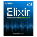 楽器種別：新品エレキ弦/ELIXIR 商品一覧＞＞エレキ弦【〜5，000円】 商品一覧＞＞品揃え豊富な当店なら弦、パーツ、ケーブルなどのアクセサリーがまとめて揃います！ELIXIR Electric Nickel Plated Steel with OPTIWEB Coating #19002 (Super Light/09-42)商品説明Electric Guitar Strings with ultra-thin OPTIWEB coatingエレキ弦 OPTIWEBコーティングは、エリクサーストリングスの高音質・長寿命を保ちながら、ノンコーティング弦のようなクリスピーサウンドと自然な弾き心地やグリップ感を提供する、コーティング弦の概念を覆すコーティング弦です。・ノンコーティング弦のようなクリスピーサウンド・ノンコーティング弦のようなナチュラルなグリップ感・滑らかな弾き心地で演奏性が向上・エリクサーのコーティング技術は、巻き線の隙間を守り、汗や汚れの蓄積による音質の劣化や腐食を防ぐ。他ブランドのコーティング／ノンコーティング弦と比べて、高い音質が長く続く。・耐腐食加工を施したAnti-Rustプレーン弦を採用し、1セットすべての弦で長寿命を実現・交換の頻度が減り、その分演奏に集中できる商品詳細Gauge・19002 : Super Light .009 .011 .016 .024 .032 .042イケベカテゴリ_弦・アクセサリー・パーツ類_エレキ弦_ELIXIR_新品 JAN:0733132190027 登録日:2017/02/28 エレキギター弦 ギター弦 エレキ弦 エリクサー