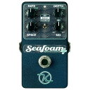 楽器種別：新品コンパクトエフェクター/keeley 商品一覧＞＞コンパクトエフェクター/keeley/Chorus ／ Modulation 商品一覧＞＞コンパクトエフェクター【15，000円〜40，000円】 商品一覧＞＞安心してお買い物頂けるよう、コンパクトもマルチも丁寧梱包でお届けします！keeley Seafoam Plus商品説明Seafoam PlusはKeeleyが「True Chorus」と呼ぶAutmatic Dubble Track(ADT)や、高域と低域の効果をそれぞれ調節できるデュアル・コーラス、ビンテージ風のナチュラルなコーラス効果を得る事の出来るエフェクターです。また、内部のスイッチを切り替える事でフランジャー効果を得る事やベース向きのサウンドに切り替える事もできます。【 Specification 】■Controls：RATE、SPACE、DEPTH、MIX、MODE SW、INTERNAL DIP SW■True-Bypass Switching■SIZE：約W60 x H112 x D31（mm）＊突起物含まず■Weight：約220g■消費電流：約70mA■9V DC Port＊ACアダプターを使用する際は、出力の安定したセンター・マイナス・タイプのアダプターをご使用ください。※本製品は電池では駆動しません。イケベカテゴリ_エフェクター_コンパクトエフェクター_keeley_Chorus ／ Modulation_新品 JAN:4580210700786 登録日:2016/03/11 エフェクター コンパクトエフェクター ストンプボックス キーリー きーりー