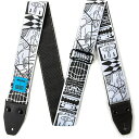 Dunlop (Jim Dunlop) 【創業50周年大決算SALE】 I Love Dust Jacquard Straps Electronic Tears...