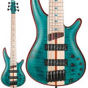 楽器種別：新品エレキベース/Ibanez 商品一覧＞＞エレキベース/Ibanez/SR Premium 商品一覧＞＞エレキベース【125，000円〜240，000円】 商品一覧＞＞当店のベースは、出荷前に専門スタッフが検品・調整しているので安心です！Ibanez Premium SR1426B-CGL [SPOT MODEL]商品説明フレイム杢×カリビアン ・グリーンのコーディネートと、ふくよかなローエンドが特長のSR1987年のデビューからアーティストや市場の声、音楽やファッションのトレンドを取り入れることで、Ibanezは常に時代にマッチするSRを生み出し続けてきました。当初からその根底にある物は一つです。体にフィットするコンパクト・ボディ、スリムネック、多彩なサウンド。つまり奏者にとっての高いプレイアビリティこそが、SRというモデルのアイデンティティになります。そのSRシリーズの中でもPremiumシリーズは、オリジナルのハードウェア、突詰められたセットアップ、上質な弾き心地を追求したネックグリップ、フレットエッジ球面加工とIbanezのクラフトマンシップが宿ります。●アフリカン ・マホガニー材ボディ ・バックに、フレイム ・メイプル材ウイング部、フレイム ・メイプル材+ブビンガ材センター部のボディ ・トップを組み合わせた 3 次元アーチドSRボディベース●サウンドに欠かせない豊かな中低音域特性、アタック感と歯切れの良い高音域特性を求めたマテリアル ・チョイスです。加 えてフレイム ・メイプル材の杢目とともに、カリビアン・グリーンとナチュラル ・カラーのコントラストの美しさが魅力です。（ロウグロス仕上げ）●全 ての 奏者 にとって 握 り 易 い を 追求 し 究極 までシェイピングしたスリム ・ネック●Nordstrand製Big Breakピックアップ搭載Nordstrandの定番ピックアップBig Singleの優れたトーンキャラクターを手本としつつ、ノイズキャンセル効果が高いスプリット・コイル構造を採用し、高音域はよりタイトに、低音域はよりブーミーなサウンドを求めて完成した、IbanezとNordstrandによる共同開発ピックアップです。●3パターンのミッド帯周波数切り替えスイッチを装備したアクティブ 3 band EQ & EQ バイパス ・スイッチワイド・レンジ 低 ノイズのアクティブ ・サウンドを生み出すイコライザーです。スイッチの切り替 えにより、ベース ・サウンドの要である中音域の周波数帯を250Hz、450Hz、700Hzに切り替えることが可能です。さらにEQバイパス ・スイッチを装備 しており、パッシブ・ベースとしても使用可能です。（バイパス時： Treble ノブでトーン ・コントロール）●Premiumフレット ・エッジ ・トリートメントフレットエッジに 球面加工を施 すことにより、運指時に指に当たるフレット ・エッジの抵抗を軽減し、一段上の弾き心地を実現しています。●高精度でスムース 、チューニング ・スタビリティに定評のあるGotoh 製マシンヘッド●Graph Tech製BLACK TUSQ XLナット●D‘Addario EXL165+.32/130※製品の特性上、木目や色合いは1本ごとに異なります。商品詳細Neck type Atlas6 5pc Panga Panga /Purpleheart neck w/KTS (TM)TITANIUM rodsBody Flamed Maple top / African Mahogany bodyFretboard Flamed Maple fretboard w/Blue oval inlayFret Medium frets w/Premium fret edge treatmentBridge MR5S bridge (16.5mm string spacing)Pickups NordstrandBig Break pickupEqualizer Ibanez Custom Electronics 3band EQ w/EQ bypass switch(passive tone control on treble pot)&3way Mid frequency switchHardware color BlackString gauge .032/.045/.065/.085/.105/.130ソフトケース付属イケベカテゴリ_ベース_エレキベース_Ibanez_SR Premium_新品 JAN:4549763352682 登録日:2024/03/11 エレキベース アイバニーズ イバニーズ