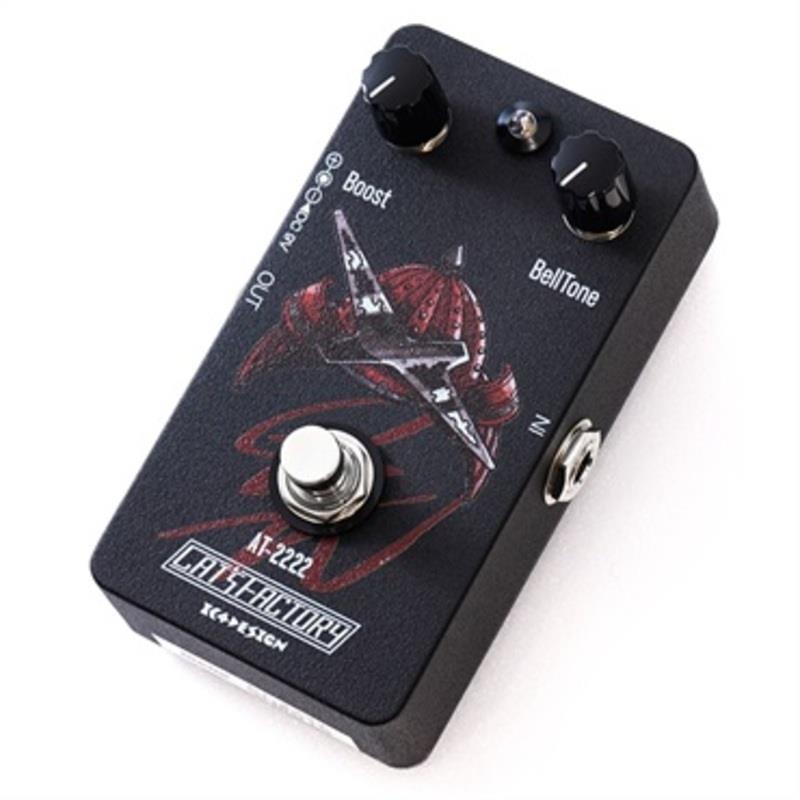 翌日配達 CAT’S Factory 【本体直筆サイン入り！】AT-2222 / NoiselessCleanBooster [AKIRA TAKASAKI Signature Pedal]（キャッツファクトリー）ブースター 高崎晃