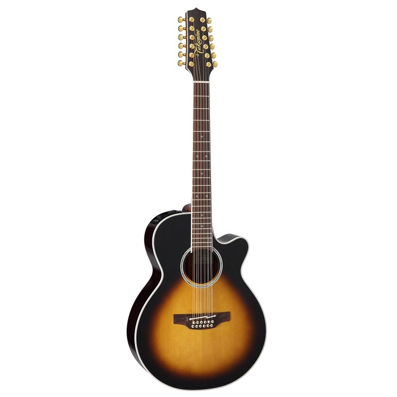 楽器種別：新品エレクトリックアコースティックギター/TAKAMINE 商品一覧＞＞エレクトリックアコースティックギター【85，000円〜165，000円】 商品一覧＞＞アコギ買うなら、当店で！出荷前の検品・調整はもちろん、丁寧梱包でお届けします！TAKAMINE PTU141C-12 TBS 【お取り寄せ商品】商品説明〜 Takamine エレアコ100シリーズ 〜抱えやすく演奏性に優れたシングルカッタウェイのコンパクトシェイプ。弦のテンションが緩和され各フレット間の距離も短くなる630mmショートスケールをシリーズ全モデルに採用。押さえやすいネックから得られるプレイアビリティは、ライブアクトでも高いパフォーマンスを発揮します。〜 プリアンプ CT-4BII (PTU) 〜フロントパネル上のTUNER POWERスイッチでON/OFF可能なクロマチック・チューナーを搭載。エレアコとしてプラグ・インしていない時でも手軽にチューニングが確認でき、電池の無駄な消耗を防ぐオート・オフ機能も装備。音質の補正はLOW、MID、HIGHの3バンドで調節が可能で、シンプルなコントロールシステムでありながら、プロユースに対応するサウンドクオリティーを実現します。[SPEC]・TOP：SPRUCE・BACK：ROSEWOOD・SIDES：ROSEWOOD・NECK：MAHOGANY・FINGER BOARD：ROSEWOOD・SCALE：630mm・NUT WIDTH：47mm・PRE-AMP：CT-4BII (PTU)・POSITION MARK：DIAMOND・COLOR：TBS (gloss)・WITH SEMIHARD CASE：SH-100※写真はサンプルです。材質の特性上、杢目・色合いは1本1本異なります。ご了承下さい。※こちらの商品はお取り寄せ商品につき、商品のお渡しまで1週間ほどお時間をいただく場合がございます。ご購入をお急ぎの方は、ご注文前に必ず納期をメール、もしくはお電話にてお問い合わせ下さい。当店から折り返し納期について返答させていただきます。また、メーカー長期在庫切れの場合、ご注文をキャンセルさせていただく場合がございます。あらかじめご了承下さい。イケベカテゴリ_アコースティック／エレアコギター_エレクトリックアコースティックギター_TAKAMINE_新品 JAN:4582270002886 登録日:2011/03/04 エレアコ タカミネ 高峰