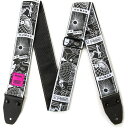 Dunlop (Jim Dunlop) I Love Dust Jacquard Straps Robot Heart (ILD11)