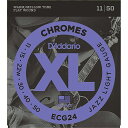 D’Addario XL Chromes Flat Wound ECG24 (Jazz Light/11-50)