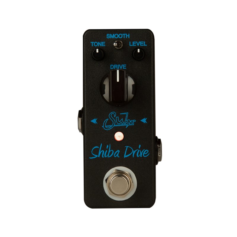 楽器種別：新品Suhr Amps/OVERDRIVE 商品一覧＞＞Suhr Amps/新品 商品一覧＞＞エフェクター【20，000円〜45，000円】 商品一覧＞＞ギター用エフェクター/歪み系/オーバードライブ/Suhr Amps 商品一覧＞＞安心してお買い物頂けるよう、コンパクトもマルチも丁寧梱包でお届けします！Suhr Amps Shiba Drive Mini (Black Edition)（シバ ドライブ サー）商品説明2024 年夏より、筐体カラーが黒色（Black Edition）にリニューアル！Shiba Mini は、Shiba Drive の DNA を継承しつつコンパクトなデザインにまとめられた、滑らかなサウンドのオーバードライブペダルで、さまざまな太いリズムトーンと温かみのあるリードトーンをプレイヤーに提供します。Suhr のエンジニアは、ゲインステージングを微調整して飽和と高次倍音に焦点を当て、中音域の明瞭度とサスティンを向上させ、低音域の明瞭度を犠牲にすることなく音を響かせるよう設計。アンプのクリーンチャンネルとオーバードライブチャンネルの両方と組み合わせて使用??できるオーバードライブペダルを探しているプレイヤーの間で非常に人気があります。商品詳細●SPECIFICATIONS入力インピーダンス：1MΩ出力インピーダンス：1KΩ電源端子：9VDC、センターマイナス、2.1mm x 5.5mm動作電圧：4V ? 18VDC（通常使用は 9VDC）最大電圧：20V DC逆電圧保護回路：○過電圧保護回路：○消費電流：8mARoHS 指令への対応：○寸法： 4.6cm（幅） × 9.8cm（奥行） × 4.8cm（高さ）重量： 166gイケベカテゴリ_エフェクター_ギター用エフェクター_歪み系_オーバードライブ_Suhr Amps_OVERDRIVE_新品 SW_Suhr Amps_新品 JAN:4571220047879 登録日:2024/12/02 エフェクター コンパクトエフェクター ストンプボックス サー Shur