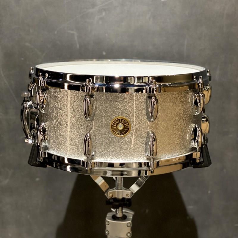 GRETSCH 【値下げしました！】GRNT-6514S-2CL 012 [USA Custom Series 14×6.5 / Silver Sparkle][42本スネアワイヤー仕様]【店頭展示特価品】