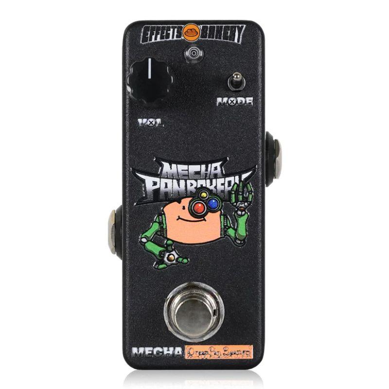 楽器種別：新品Effects Bakery/新品 商品一覧＞＞エフェクター【〜10，000円】 商品一覧＞＞ギター用エフェクター/歪み系/ブースター/Effects Bakery 商品一覧＞＞安心してお買い物頂けるよう、コンパクトもマルチも丁寧梱包でお届けします！Effects Bakery MECHA-PAN BAKERY Series MECHA-CREAM PAN BOOSTER ブースター商品説明Effects Bakery Cream Pan Boosterは、様々な場面で使うことのできるブースターペダルです。ギタートーンを少しファットにしながら音量を大きくすることができます。MECHA-CREAM PAN BOOSTERは、そんなCream Pan Boosterをさらにクリーンで透明感のあるクリアなブースターへと進化させました。トランジスタを変更し、音色の質感をより現代的に調整しました。また、MODEスイッチにより、特に真空管アンプや歪みエフェクターと組み合わせたときの明るさを切り替えることができます。MODEスイッチによる音色の違いは小さなものですが、実際に演奏すると音色のバランスの違いに気づきます。具体的には、コンプレッションの強さ（飽和感）と音の明るさが少し異なります。さらに内部に2つのスイッチを搭載。2つのスイッチで音色の明瞭さや、きらびやかさを切り替えることができます。TONE1スイッチでブーストサウンドをブライトにすることができます。TONE2スイッチでは特にVOLノブが中央付近で音色の明瞭さを高めます。MECHA-CREAM PAN BOOSTERは、スタンダードなセンターマイナスDC9Vアダプターで駆動します。電池はお使いになれません。内部のトリムポットは制作時に調整するためのものとなります。商品詳細消費電流：4mAインプットインピーダンス：1M ohmアウトプットインピーダンス：1k ohm種類：ブースターアダプター：9Vセンターマイナス電池駆動：-コントロール：VOL、MODE、TONE1、TONE2イケベカテゴリ_エフェクター_ギター用エフェクター_歪み系_ブースター_Effects Bakery_新品 SW_Effects Bakery_新品 JAN:4562459909212 登録日:2026/04/30 エフェクター コンパクトエフェクター ストンプボックス