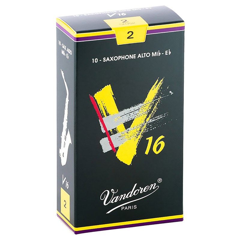 楽器種別：新品VANDOREN/サックス用リード 商品一覧＞＞VANDOREN/新品 商品一覧＞＞管楽器・吹奏楽器【〜10，000円】 商品一覧＞＞サックス用アクセサリ/リード/VANDOREN 商品一覧＞＞サックス買うなら、当店で！専門のスタッフが丁寧に検品・調整しているので安心です！VANDOREN 《硬さ：2》アルトサックス用リード バンドレン V16 【宅配便発送】【正規輸入品】商品説明// バンドレン アルトサックス用リード V16 //JAVAを厚くしたリードで、トラディショナルの次に硬いです。腰があり、反応が良いので、明るく・太いサウンドが得意です！ロック・フュージョンなどのジャンルの方にお勧めです。商品詳細■仕様・アメリカンカット・10枚入り■硬さ・2※バリエーション：2 / 2-1/2 / 3 / 3-1/2 / 4イケベカテゴリ_管楽器・吹奏楽器_サックス用アクセサリ_リード_VANDOREN_サックス用リード_新品 SW_VANDOREN_新品 JAN:0008576130251 登録日:2023/08/09 バンドーレン リード サックス