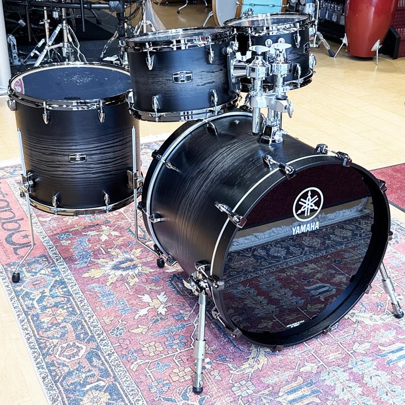 Drum Kits - YAMAHA LIVE CUSTOM HYBRID OAK 4pc Drum Set [LHB2218 + LHP6F3 (BD22，FT16，TT12＆10) / UZUチャコールサンバースト (UCS)