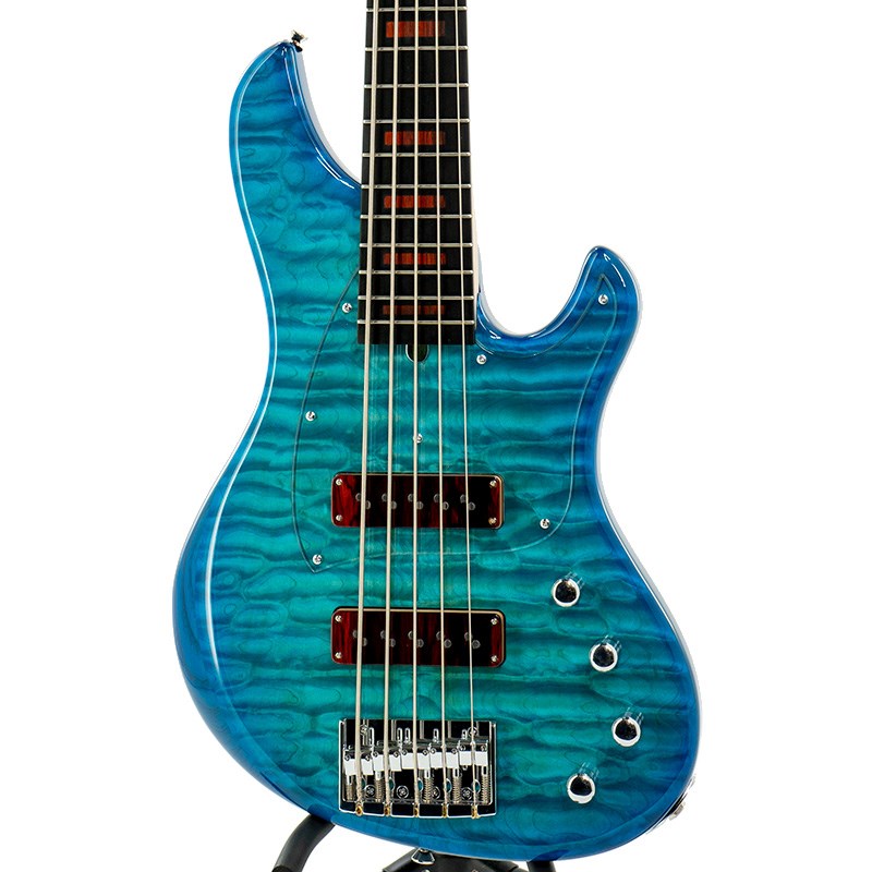 Sago Ove5 Custom Master Grade Quilted Maple Top (See Thru Blue Burst)