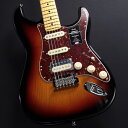 楽器種別：新品エレキギター/Fender USA 商品一覧＞＞エレキギター/Fender USA/American Professional 商品一覧＞＞エレキギター【170，000円〜320，000円】 商品一覧＞＞当店のギターは、出荷前に専門スタッフが検品・調整しているので安心です！Fender USA American Professional II Stratocaster HSS (3-Color Sunburst/Maple)商品説明American Professional II Stratocaster HSSは、60年以上に渡る革新、インスピレーション、進化を経て、現代のプレイヤーの要求に応えます。高い人気を誇るDeep Cシェイプネックは、丁寧にエッジがロールオフされ、至高の演奏体験を約束するSuper-Naturalサテン仕上げが施されています。また新たに設計されたネックヒールを採用し、快適なフィーリングとハイポジションへの容易なアクセスを実現しました。新しいV-Mod II Stratocaster Single-Coilピックアップは、ベルのような輝きとウォームさを両立し、これまで以上に繊細で魅力的なサウンドを実現しています。Double Tapブリッジピックアップはパンチのあるトーンと、Push-Push式コントロールによりバランスの取れたシングルコイルトーンに瞬時に切り替え可能です。コールドロールド（冷間圧延成型式）スチールブロックを採用した2点支持トレモロは、サスティン、明瞭度、ハイエンドの煌びやかさを向上させています。American Professional II Stratocaster HSSの手に馴染む感覚とサウンドの多様性は、手に取り、耳にした瞬間、すぐにお分かりいただけることでしょう。プロの楽器の新たなスタンダードとなるような幅広い改良が、American Professional IIシリーズには詰め込まれています。※画像はサンプルです。商品詳細Body Material: Alder， Roasted Pine (Sienna Sunburst， Roasted Pine)Body Finish: Gloss UrethaneNeck: Maple， Deep CNeck Finish: Super-Natural Satin Urethane Finish on Back of Neckwith Gloss Urethane Headstock FaceFingerboard: Maple - 9.5 (241 mm) RadiusFrets: 22， Narrow TallPosition Inlays: White DotNut (Material/Width): Bone， 1.685 (42.8 mm)Tuning Machines: Fender Standard Cast/Sealed StaggeredScale Length: 25.5 (648 mm)Bridge: 2-Point Synchronized Tremolo with Bent Steel Saddles， Pop-In TremoloArm and Cold-Rolled Steel BlockPickguard:3-Ply BlackPickups: V-Mod II Double Tap Humbucking (Bridge)， V-Mod II Single-Coil Strat(Middle， Neck)Pickup Switching:5-Position Blade: Position 1. Bridge Pickup Position 2. Bridge and MiddlePickup Position 3. Middle Pickup Position 4. Middle and Neck Pickup Position5. Neck PickupControls: Master Volume， Tone 1. (Neck/Middle Pickups)，Tone 2. (Bridge Pickup)Auxilliary Switching: Push-Push Tone Control Activates DoubleTap FunctionControl Knobs: Aged White PlasticHardware Finish: Nickel/ChromeStrings: Fender USA 250L Nickel Plated Steel (.009-.042 Gauges)ハードケース付属イケベカテゴリ_ギター_エレキギター_Fender USA_American Professional_新品 JAN:0885978603176 登録日:2023/07/08 エレキギター フェンダー ふぇんだー フェンダーUSA