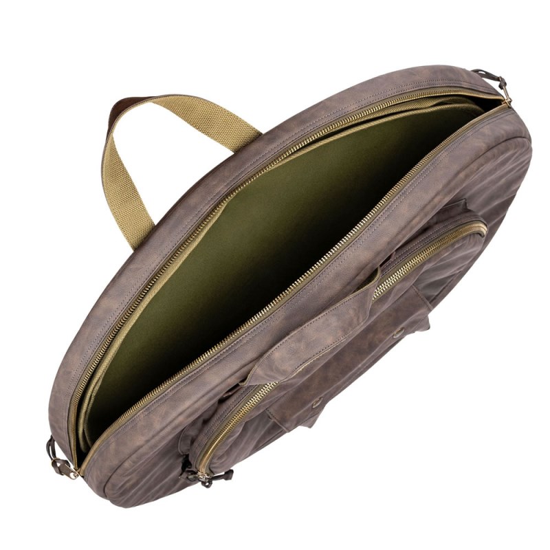 MEINL MVHC22DB [Vintage Hyde Series Cymbal Bag - Dark Brown]