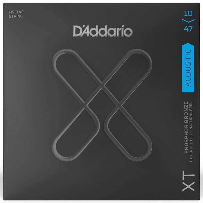 楽器種別：新品D’Addario/新品 商品一覧＞＞楽器アクセサリ【〜5，000円】 商品一覧＞＞弦/アコギ弦/D’Addario 商品一覧＞＞品揃え豊富な当店なら弦、パーツ、ケーブルなどのアクセサリーがまとめて揃います！D’Addario XT PHOSPHOR BRONZE [XTAPB1047-12 Light 12-String]商品説明D’Addarioのコーティング弦から最新のコーティング弦が登場！ナチュラルなトーンと抜群のピッチ安定感、そしてピッキング時の強度が向上。PHOSPHOR BRONZE弦の暖かくバランスの良い音色はそのままに、独自のコーティング・テクノロジーによってハイカーボン・スチールを芯線とした巻弦とプレーン弦の全て にコーティングを施したことでかつてない長寿命化を実現し、強度、ピッチ安定性、耐腐食性においてこれまでのコーティ ング弦にはなかった高いパフォーマンスを誇る弦がついに完成しました。■XT PHOSPHOR BRONZE XTAPB1047-12 ： Light 12-String■ゲージ：1st:0.010， 2nd:0.010， 3rd:0.014， 4th:0.014， 5th:0.023， 6th:0.008 7th:0.030， 8th:0.012， 9th:0.039， 10th:0.018， 11th:0.047， 12th:0.027イケベカテゴリ_楽器アクセサリ_弦_アコギ弦_D’Addario_新品 SW_D’Addario_新品 JAN:0019954308711 登録日:2019/10/16 アコギ弦 アコースティック弦 ダダリオ