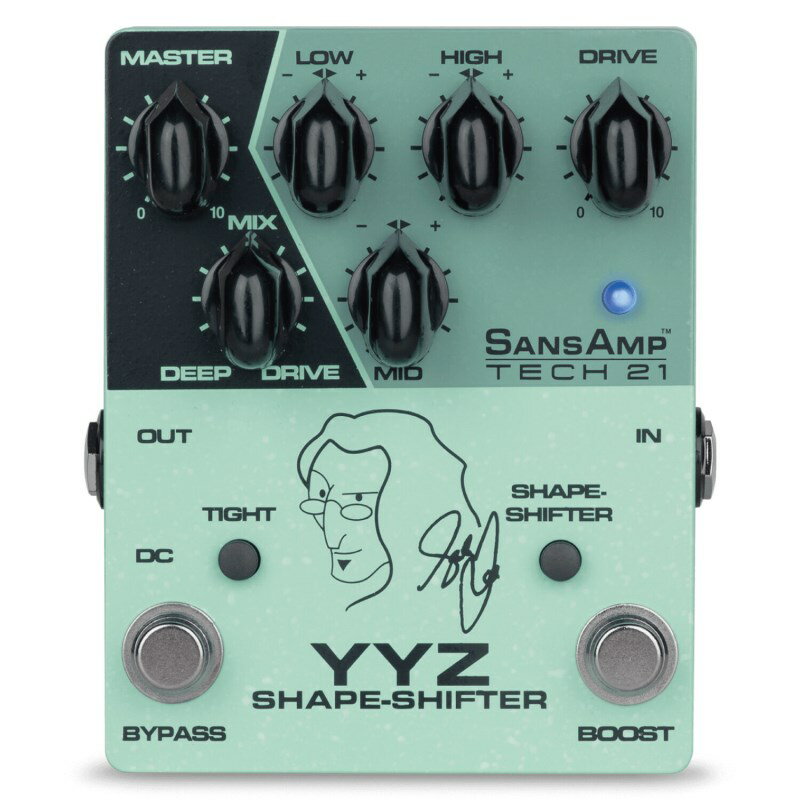TECH21 YYZ SHAPE-SHIFTER [Geddy Lee Signature Pedal]