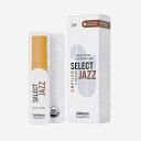 D'Addario Woodwinds (RICO) 《硬さ:2H》バリトンサックス用リード ダダリオ・ウッドウインズ オーガニック・セレクト・ジャズ アンファイルドカット