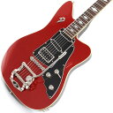 楽器種別：新品エレキギター/Duesenberg 商品一覧＞＞エレキギター【225，000円〜420，000円】 商品一覧＞＞当店のギターは、出荷前に専門スタッフが検品・調整しているので安心です！Duesenberg DPA-RDS Paloma (Red Sparkle)商品説明Duesenberg PalomaPalomaは、Duesenbergの中では珍しい完全ソリッドのアルダーボディにエルボーカット、ウエストコンターが施されています。ダイアモンドインレイと独特なオフセットシェイプのボディが魅力的です。SSH配列のピックアップは4wayロータリースイッチに接続され、各ポジションはフロント、フロント+リア(タップ)、センター+リア(タップ)、リアの4種類。ブライトでウォームなサウンドから無骨なロックサウンドまで、幅広い演奏ジャンルに柔軟に対応します。全てのデューセンバーグギター＆ベースはドイツのもう一つの独創的な製品−「Plek」フレット・ドレッシング・マシーンによる処理を受けており、完璧なフレット高や形状が保証されています。それぞれのネックにあわせ、100分の1ミリ単位のコンピューター処理によりフレットをカット。Plekシステムは弦のビビりを除去し、プレイヤーの楽器に快適な弾き心地と素晴らしいサウンドを与えます。※製品の特性上、杢目、色合いは一本一本異なります。商品詳細Body : Solid AlderNeck : 1-piece MapleFingerboard : Indian RosewoodNeck PU : Duesenberg Alnico-Blade Single CoilMiddle PU : Duesenberg Pearlito Single CoilBridge PU : Duesenberg Grand Vintage HumbuckerControl : Volume-Tone-4Way Rotary SwitchBridge : Duesenberg steel saddle bridgeTremolo : Duesenberg Diamond Deluxe Tremolo， short versionStrings Gauge : 010-013-017-028-042-050ギグケース付きイケベカテゴリ_ギター_エレキギター_Duesenberg_新品 JAN:4518830155372 登録日:2023/07/24 エレキギター デューセンバーグ デューセン