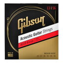 翌日配達 Gibson 【値下げ!!】【史上最大決算セール】80/20 Bronze Acoustic Guitar Strings [SAG-BRW13 Me...