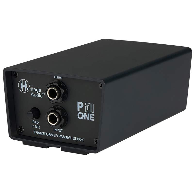 楽器種別：新品Heritage Audio/新品 商品一覧＞＞レコーディング【10，000円〜25，000円】 商品一覧＞＞アウトボード/その他アウトボード/Heritage Audio 商品一覧＞＞パワーレックは、専門スタッフに気軽に相談できる渋谷発のDTM・レコーディング機材専門フロアです。Heritage Audio P DI One (ヘリテイジオーディオ)(ダイレクトボックス)商品説明カスタムトランスを搭載するパッシブ DI ボックス！P DI One は、スタジオ録音やライブユースに適した、カスタムトランスを搭載するパッシブ型のシングル・チャンネル DI ボックスです。キーボード、ドラムマシン、サンプラー、ギターやベースなどアクティブ・サーキットを有する楽器に最適で、楽器本来のトーンを維持しながら、効果的にグランドループからのハムノイズを抑えます。◆15年かけて作り上げたデザインパッシブの DI ボックスは、ドングルやアダプター的な存在として見られることが多いでしょう。しかし、Heritage Audio の開発チームはそれをショーウィンドウの美しいケースのようなものと捉えています ─ たとえ最高の製品であっても、それを輝かせ、正当に評価してもらうためには、清潔で曇りのないガラスが必要で、かつ目立たないほど良いのです。彼らは15年にわたる研究開発期間を経て、独自の DI ボックスを生み出しました。★RAM モニター・コントローター・シリーズ、とくに Baby RAM で培った透過的なパッシブ信号処理が、P DI One のクリーンなパッシブ設計に活かされています。◆パッシブ DI の利点パッシブ DI の利点は、それが存在していることを忘れてしまうことです。P DI One は、キーボード、シンセサイザー、ドラムマシン、サンプラー、一部のギターやベースといったアクティブ回路の楽器を、PA やレコーディング・システムと接続する際に有用です。楽器の出力レベルを一般的なマイクレベルに合わせたバランス信号に変換することで、ノイズを最小限に抑え、強力でクリアな信号を実現します。◆ナチュラルでクリアなトーンP DI One はパッシブ設計のため、電源なしでハイ・インピーダンスからロー・インピーダンスへ信号を変換し、トランスを介した信号のバランス調整を行います。このトランスは、不要な DC 電圧と RFI をブロックしながらオーディオ信号を伝送します。これにより、グラウンド・ループによるハムやバズ・ノイズを効果的に抑えながら、楽器本来のトーンを保ちます。●仕様・シングルチャンネルパッシブ DI ボックス・グラウンド ループによって発生するハムやバズを効果的に排除・実質ゼロの位相シフトや高調波歪み・優れた信号整合性と優れたノイズ除去・カスタムトランスにはニッケルコアを採用、MU METAL シールドによりあらゆる EMIから保護されながら最適な信号転送を実現・堅牢な 14 ゲージの筐体・超静音動作を実現するフルグランドプレーンを備えた MIL 仕様の回路基板・25，000 サイクルを超える耐久性のある金属スイッチ・15 dB パッド・周波数レスポンス : 20 Hz 〜 18 kHz・入力インピーダンス : 出力側に接続した機器の入力インピーダンスに144を掛けた値（PAD 無効時）、約 10 kΩ（PAD 有効時）・グランドリフト・ス??イッチ・金メッキ仕様の入出力およびスルージャックイケベカテゴリ_レコーディング_アウトボード_その他アウトボード_Heritage Audio_新品 SW_Heritage Audio_新品 JAN:4530027290499 登録日:2026/01/27 アウトボード