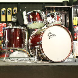 GRETSCH USA Custom 4pc Drum Kit [BD22，FT16、TT12、TT10] - Walnut Gloss