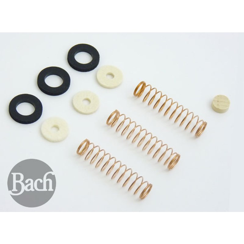 楽器種別：新品トランペット用パーツ/Bach 商品一覧＞＞トランペット用パーツ【〜5，000円】 商品一覧＞＞サックス買うなら、当店で！専門のスタッフが丁寧に検品・調整しているので安心です！Bach トランペット用 純正パーツセット商品説明Bach トランペット用 純正パーツセットセット内容・ピストン トップキャップ ゴム(黒)　3個・ピストン インナー フェルト(白)　3個・ピストン バネ　3個・ウォーターキー コルク 1個イケベカテゴリ_トランペット_トランペット用パーツ_Bach_新品 登録日:2024/04/14 バック バッハ