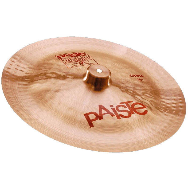 楽器種別：新品PAiSTe/2002 商品一覧＞＞PAiSTe/新品 商品一覧＞＞ドラム【25，000円〜60，000円】 商品一覧＞＞シンバル/チャイナシンバル/PAiSTe 商品一覧＞＞安心してお買い物頂けるよう、スネアもシンバルも丁寧梱包でお届けします！PAiSTe 2002 China 18商品説明＜2002シリーズ＞パイステの伝統、2002シリーズ。暖かみがあり、透き通るようなクリアな音色、あらゆるスティックワークに敏速に反応する鋭いレスポンス・・・・・。2002はパイステシンバルの歴史を築き、そのサウンドは最新モデルにも継承されています。柔らかく落ち着いた美しい響きの中にハイピッチでエネルギッシュなバイブレーションが際立つ2002シリーズはライブ派ドラマーの良き片腕です。2002：チャイナ・18インチオーバートーンを防ぐユニークなベルの形が特徴のエキゾチックでパワフルなモデル。クラッシュサウンドはアグレッシヴにスパーク。スティックワークにより様々なサウンドを創造します。イケベカテゴリ_ドラム_シンバル_チャイナシンバル_PAiSTe_2002_新品 SW_PAiSTe_新品 JAN:0697643100244 登録日:2009/09/29 シンバル パイステ