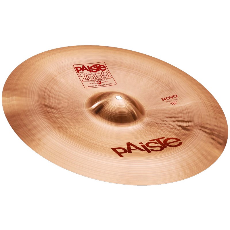 楽器種別：新品PAiSTe/2002 商品一覧＞＞PAiSTe/新品 商品一覧＞＞ドラム【25，000円〜60，000円】 商品一覧＞＞シンバル/チャイナシンバル/PAiSTe 商品一覧＞＞安心してお買い物頂けるよう、スネアもシンバルも丁寧梱包でお届けします！PAiSTe 2002 Novo China 18商品説明＜2002シリーズ＞パイステの伝統、2002シリーズ。暖かみがあり、透き通るようなクリアな音色、あらゆるスティックワークに敏速に反応する鋭いレスポンス・・・・・。2002はパイステシンバルの歴史を築き、そのサウンドは最新モデルにも継承されています。柔らかく落ち着いた美しい響きの中にハイピッチでエネルギッシュなバイブレーションが際立つ2002シリーズはライブ派ドラマーの良き片腕です。2002：ノヴォ・チャイナ・18インチアタックの輪郭は、あくまでシャープ。強烈なアタック、太く鋭いアクセントを持ったチャイナサウンドが得られます。イケベカテゴリ_ドラム_シンバル_チャイナシンバル_PAiSTe_2002_新品 SW_PAiSTe_新品 JAN:0697643100213 登録日:2009/09/29 シンバル パイステ
