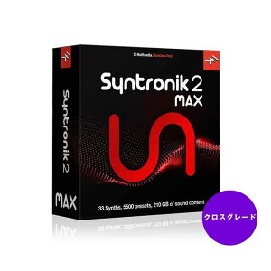 IK Multimedia Syntronik 2 MAX Crossgrade 初回限定版(パッケージ版)(取り寄せ商品)通販