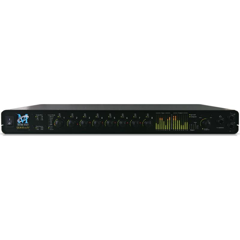 楽器種別：新品METRIC HALO/新品 商品一覧＞＞DTM【455，000円〜850，000円】 商品一覧＞＞オーディオインターフェイス/USB/METRIC HALO 商品一覧＞＞DTM（DAWソフト/オーディオインターフェイス等）関連機器担当部門 パワーレックは専門スタッフに気軽に相談できる渋谷発のDTM専門フロアです。METRIC HALO ULN-8 mkIV (メトリックヘイロー)(オーディオインターフェイス)(Dolby Atmos)(ドライバ不要)(ループバック)(ブティックマイクプリアンプ)商品説明Metric Haloサウンドの神髄ULN-8 mkIVは、8基のブティックマイクプリアンプ、ワールドクラスのコンバーター、アウトボードを多用するスタジオやDolby Atmosにも対応可能なモニターコントローラーを1台に統合した、モジュール拡張可能なコンプリート・レコーディング＆ミキシングコンソールです。----------MH Production Bundle v4のリリースを記念して、新規のMetric Halo ULN-8 mkIVのご購入には、DSP上でゼロレイテンシーで動作するハードウェア版のバンドルに加え、MH Production Bundle v4のライセンスが無料で付属します。----------◆mk IV Analog， Preamps & Conversion第4世代となるmkIVのアナログおよびコンバーターステージは、既に世界クラスの設計を誇るULN-8をさらに進化させ、温かみがありながらもディテールに富み、開放感と音楽性のあるサウンドを提供します。あなたの作品を最高の形で捉え、表現します。・アナログ + Atmos + プロセッシングmkIVは、複数ソース・複数出力先に対応した、Dolby Atmos（最大7.1.4）までのサラウンド対応モニターコントローラーを搭載し、アナログゲインコントロールとリレーハードミュートも備えています。・128チャンネル | 64バス | 192k大型レコーディング＆ミキシングコンソールの感覚を1Uサイズの筐体に収めたと錯覚するほどのmkIVのミキサー機能。無制限のルーティングを可能にします。・ネットワークオーディオ・バックプレーンMHLinkは、複数のMHユニット間、そしてコンピューターへのGigabit Ethernet接続を含めた、自己構成型の超低レイテンシーかつ高帯域幅のオーディオおよびデータのバックプレーンを提供します。・ドライバ不要のクラスコンプライアントオーディオすべてのmkIVユニットにはUSBオーディオクラスインターフェースが含まれており、Mac、iPhone、iPad、Android、Windows 10以降、LinuxなどのUSBオーディオホストにドライバなしで接続できます。・USB I/O SidecarMHLinkシステムにおいて、各mkIVユニットのUSBポートはユニークな「Satellite Computer Port（SCP）」機能を提供します。SCPにより、サテライトコンピューターをmkIVミキサーにルーティングに制限なく接続可能です。複数ユニット構成では、すべてのSCPポートが同時に利用できます。ソフトウェアインストゥルメント、サンプラープレイヤー、クライアントコンピューター、モバイルデバイスを追加インターフェースや複雑なクロック設定なしに統合できます。・柔軟なルーティングMIOミキサー内の任意のチャンネルを、ホストへ返す出力やSCPポートへの出力も含む任意の出力へルーティング可能です。追加のソフトウェアや複雑なルーティングモデルを使うことなく、アプリやコンピューター間での音声ルーティングが可能です。・FPGA/DSP ハイブリッドエンジンmkIVは、当社独自のハイブリッドDSP/FPGA処理システムを搭載しており、大量の処理能力と豊富なメモリを持ち、サンプル単位の高精度固定小数点ミキシング、クロスポイント補間、メータリング、ルーティング、柔軟でインスタンス可能な浮動小数点プラグイン処理を提供します。 ・ゼロレイテンシーDSPmkIVには、100以上のゼロレイテンシーなハードウェアプラグインがバンドルされています。・Metric Halo Production Bundle・+DSP Bundle・Make Believe Bundle・Sontec MES-432D9D など追加のライセンス費用や煩雑なライセンスツールは不要です。DSP上で無料で使用できるワールドクラスのプラグインが総額$3100以上付属します。・Mackie | EuCon | iPad | タブレットmkIVはさまざまなコントロールサーフェスをサポートしており、ミックス、モニター、レコーディングのリモート操作が可能です。・拡張I/OハードウェアプラグインすべてのmkIVユニットにはEdgeBusカードスロットが搭載されています。これにより、追加のインターフェースを導入せずにシステムのI/Oを拡張できます。・スタンドアロン動作対応mkIV は、マルチボックス構成の設定を内蔵メモリに保存可能。再起動時、自動的にその設定を復元するため、コンピューターや MIOConsole に接続する必要はありません。・統合型 トラッキングDAWmkIV には、完全統合型のトラッキング DAW「Session」を搭載。ライブ、オーバーダブ、テイクベース録音に対応。MIOConsoleと統合されており、即時起動、追加ライセンス不要です。◆Integration for the Future完全なシグナルチェーン・ソリューションに必要なすべての機能を、ひとつのパッケージに統合することで、LIO-8/4p mkIV はこれまでにない性能と音質を、軽量・省電力・1Uラックサイズで提供します。この統合設計は、セットアップ時間の短縮や信頼性の向上に大きく貢献するだけでなく、ケーブル配線の削減、軽量化、消費電力の削減、コスト削減といった利点ももたらしながら、かつてない柔軟性とパフォーマンスを実現しています。MHLink のルーティングおよび転送アーキテクチャにより、最大 100 メートル離れたユニット間でも、追加のレイテンシーなしにシステムを構築できます。MHLink の自動構成およびハードウェア統合機能により、すべての接続ユニットがホストコンピュータからは 1 台の統合されたインターフェースとして認識されます。音声、コマンド、クロックのすべての信号を、最大 256 チャンネル（192kHz 時）の音声を含めて、軽量かつ安価で入手しやすい Cat 5e ケーブル1本で伝送可能です。新しい mkIV の設計は環境にも配慮されており、驚異的な性能とパワーを、非常に少ない電力で提供します。全マイクチャンネルで 48V ファンタム電源を供給していても、LIO-8/4p mkIV の消費電力はわずか 25 ワット、ファンタムなしでは 21 ワット未満です。この低消費電力設計により、mkIV は熱をほとんど発生させず、安定した動作を維持します。ファンも不要で、静音性にも優れています。◆Metric Halo Soundオーディオ製品の音は、単なる部品の寄せ集めではありません。使用されているコンポーネントを見ただけでは、その音がどうなるかを判断することはできません。優れたオーディオを実現するためには、すべての要素に対する緻密な設計とチューニングが不可欠です。これにはアナログ回路、電源システム、クロック、コンバーター本体すべてが含まれます。これらの要素は互いに非線形に影響しあうため、個々のパーツではなく、全体のシステムとしての完成度こそが音を決定づけるのです。ULN-8 mkIV の A/D/A コンバーターは、アナログ I/O ステージに DC 結合されており、極めて低い位相歪みで信号を処理します。D/A には低域フィルターが一切かかっておらず、A/D 側には非常に緩やかな低域 DC ブロッキングフィルターが採用され、入力経路をキャリブレーションしつつ、DC オフセットを最小限の位相変化で除去します。こうした設計のすべてが組み合わさることで、暖かく、開放感があり、立体感のある音像を実現します。細部まで明瞭でありながら、決して不自然さを感じさせないナチュラルな音。それは魂を持ったデジタルサウンドとも言うべき Metric Halo mkIVが提唱する新たな音のスタンダードです。◆プリアンプULN-8 mkIV には、Metric Halo の定評ある ULN-R プリアンプが 8 チャンネル搭載されています。このブティック・プリアンプは、その純粋で歪みの少ない、クリアな音質で高く評価されています。ULN-R プリアンプは、最大 90dB のアナログゲインをデジタル制御で提供し、0.5dB 単位で正確にリコール可能です。各入力は個別に 48V ファンタム電源のオン／オフが可能です。この極めて透明な ULN-R プリアンプと、Metric Halo 独自の「Character」コンポーネント・モデリング・プロセッシング（ON/OFF可能）を組み合わせることで、他のいかなる機器にもない柔軟性と音質を実現します。クリーンなワイヤーゲイン・プリアンプから、粘りのあるチューブサウンドまで、あらゆるニュアンスを再現可能で、各入力ごとに音に応じた最適な「キャラクター」を設定できます。ULN-8 mkIV のプリアンプ入力経路はゲイン制御を備えており、ファンタム電源には DC ブロックが施されています。また音質劣化のないPADを備えており、 +20dBu の入力レベルに対応しているため、高感度マイクでの大音圧ソースから、リボンマイクや出力の低いダイナミックマイクといった低感度マイクでの小さな音まで、ノイズを最小限に抑えて正確に捉えることができます。+20dBu という高い最大入力レベルにより、マイクプリアンプ入力経路をライン入力として代用することも可能です。この機能は、モニターコントローラーと併用することで、8 系統のアナログ入力を外部ソースとして追加選択できる柔軟な構成にも利用できます。ULN-8 mkIV の入力経路には、A/D 変換前のアナログ・センド出力が組み込まれており、本機をリモート操作可能なアナログ・プリアンプとして使用することができます。MHLink による接続と制御によって、必要に応じて最大 100 メートル離れた場所からプリアンプをリモートで操作することができます。さらに、センド／リターン・モードにも対応しており、プリアンプで増幅した信号をアナログセンドに出力しつつ、A/D 変換にはライン入力（リターン）を使用することができます。これにより、プリアンプとコンバーターの間にアナログ機材を挿入して処理することが可能です。また、アナログセンドは、増幅済みの信号をバックアップ録音機器やミキシングシステムへ出力する用途にも使用できます。これは完全なアナログ・スプリットであり、デジタル信号に依存しない真のバックアップ信号を提供します。◆主なハードウェア機能Metric Halo 独自の 3d Core デジタルエンジン（MHLink 搭載）アナログトリム付き 8 チャンネル A/D コンバーターアナログゲイン付き 8 チャンネル D/A コンバーターステレオ・ヘッドフォン出力専用のヘッドフォン用 D/A コンバーターとアナログゲイン超低遅延のコンバーター前世代と比較して 85% 遅延を削減コンバーター + ミキサー + DSP + モニター間のラウンドトリップ遅延： 0.9ms（44.1kHz 時） 0.2ms（192kHz 時）8 チャンネルの MH ULN-R プリアンプギター／ベース用の DI 入力 ×2 チャンネル8 チャンネル AES 出力8 チャンネル AES 入力SMPTE LTC（リニアタイムコード）入出力MIDI 入出力128 チャンネル × 64 バス・ミキサー統合型 DSP（オンボード）192kHz に完全対応フロントパネルには詳細なレベルメーターを装備専用ゲインノブによるフロントパネル制御赤外線リモートコントロールに対応MH EdgeBus カードスロットを搭載MHLink（ギガビット・イーサネット）接続対応USB-C 接続対応ファンレス設計による低消費電力・低発熱動作※最新の動作環境はメーカーページをご参照ください。※Windowsでの動作は現状では制限がございます。Macでのご使用をお奨...イケベカテゴリ_DTM_オーディオインターフェイス_USB_METRIC HALO_新品 SW_METRIC HALO_新品 JAN:4533940218182 登録日:2026/06/17 インターフェイス インターフェース オーディオインターフェース オーディオインターフェイス サウンドカード メロチックハロ メトリックヘイロウ メトリックヘイロー