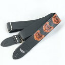 Couch Guitar Strap ニャン・ ニャン・ ニャン Black/Orange
