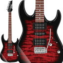 あす楽 Ibanez GRX70QA TRB w/7点セット