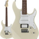 楽器種別：新品エレキギター/YAMAHA 商品一覧＞＞エレキギター/YAMAHA/PACIFICA Series 商品一覧＞＞エレキギター【20，000円〜45，000円】 商品一覧＞＞当店のギターは、出荷前に専門スタッフが検品・調整しているので安心です！YAMAHA PACIFICA112V (Vintage White) [SPAC112VVW]商品説明大人気のパシフィカシリーズに存在感抜群の新カラーが登場！！高いポテンシャルで結実した充実の基本性能。ギタリストの才能を引き出す、Pacificaシリーズのベーシックモデル。正確な音程、高い演奏性、多彩な音色、高品質なサウンド。上級モデルで開発されたアイデアや技術を惜しみなく注ぎ込みました。エレキギターの魅力を伝える、クオリティの高いモデルです。※画像はサンプルです。木目・色合いは一本ごとに異なります。・アルニコVマグネット採用ピックアップ・コイルタップ機能・ブロックサドル採用のヴィンテージトレモロ・エスカッションマウント・リア・ピックアップ・白黒白3プライピックガードボディ: アルダー ネック: メイプル ボディ/ネック構造: ボルトオン 指板: ローズウッド 指板アール: 350R フレット数: 22 ブリッジ: ビンテージタイプ（ブロックサドル） ペグ: クローム スケール: 648mm ピックアップ: シングル（アルニコV）×2、ハムバッキング（アルニコV）×1 コントロール: マスターボリューム、マスタートーン（＋コイルタップスイッチ） ピックアップスイッチ: 5P セレクタースイッチソフトケース付属◆カラー：・ヴィンテージホワイト(VW)イケベカテゴリ_ギター_エレキギター_YAMAHA_PACIFICA Series_新品 JAN:4957812660099 登録日:2020/02/25 エレキギター ヤマハ やまは パシフィカ