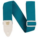 ERNIE BALL TEAL & WHITE POLYPRO GUITAR STRAP [#P05349]