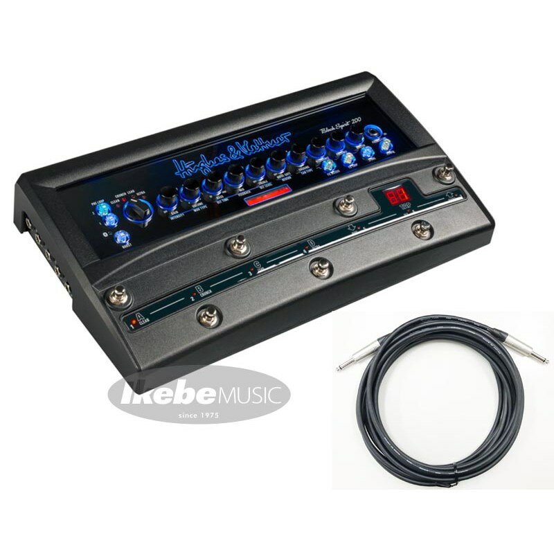 あす楽 Hughes&Kettner BLACK SPIRIT 200 FLOOR + HUK-SPC/7m Set