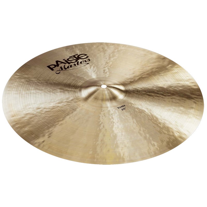 楽器種別：新品PAiSTe/Masters 商品一覧＞＞PAiSTe/新品 商品一覧＞＞ドラム【50，000円〜105，000円】 商品一覧＞＞シンバル/クラッシュ/PAiSTe 商品一覧＞＞安心してお買い物頂けるよう、スネアもシンバルも丁寧梱包でお届けします！PAiSTe Masters Thin 20商品説明【B20材を採用し、トラディショナルなサウンドを演出する、Masters（マスターズ）シリーズ】＜Masters＞何世紀もの間、伝説的なCuSn20ブロンズは、トルコで古来からの知識によって製造され、シンバルの制作にも使用されました。我々のサウンドに対する探求は、古典的な環境において生き残ってきた初期の原初的なサウンドの力に行き当たりました。相互の経験と能力を結合し、合金化からシンバルの完成まで、完全にハンドクラフトで行っています。これが、打楽器奏者の過酷な要求に応え、純粋な品質のシンバルであるための答えです。＜Thin＞ダークでウォーム。中域のふくよかさが特長。薄めのライドとしてのご使用はもちろん、柔らかなサウンドながら、レスポンスが良く、芳醇で魅惑のダーク・クラッシュとしてもお使いいただけます。繊細なスティックワークはもちろん、マレットでの表現も秀逸です。ウェイト：シンイケベカテゴリ_ドラム_シンバル_クラッシュ_PAiSTe_Masters_新品 SW_PAiSTe_新品 JAN:0697643115583 登録日:2017/06/28 シンバル パイステ