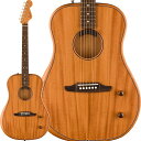 楽器種別：新品エレクトリックアコースティックギター/Fender Acoustics 商品一覧＞＞エレクトリックアコースティックギター/Fender Acoustics/Others Acoustic 商品一覧＞＞エレクトリックアコースティックギター【90，000円〜170，000円】 商品一覧＞＞アコギ買うなら、当店で！出荷前の検品・調整はもちろん、丁寧梱包でお届けします！Fender Acoustics HIGHWAY SERIES DREAD All-Mahogany商品説明Fenderの新感覚エレアコギター！伝統的なアコースティックギターの技術と絶え間ない革新が交差するHighway Series(TM)は、プレイヤーのパフォーマンスを新しい次元へと導きます。薄型で人間工学に基づいたフォルム、画期的なFishman(R) Fluence(R) Acousticピックアップシステムとブレーシング構造を融合させたHighway Seriesギターは、2倍のサイズのアコースティックギターのフィーリングとアンプラグドな響きを持ち合わせ、さらに膝の上で弾く快適さを加え、ユニークな音響体験が得られます。ソリッドシトカスプルースまたはマホガニートップを、フルチェンバー加工のマホガニーボディにはめ込んだHighwayシリーズギターは、テーパー加工されたフローティングXブレーシングや独創的なシンラインデザインなど独自の内部構造で設計されており、驚くべきレゾナンスとダイナミクスで有機的なトーンを生み出します。Fishman Fluence Acousticピックアップシステムは、エレガントなカーブを描くマグネティックFluence(R) Core(TM)ピックアップを革新的なオールアナログテクノロジーと組み合わせ、音のリアルさ、透明感、ハウリングに対する耐性を備えたピュアで真に音楽的なトーンをアンプから提供します。Fender Highwayシリーズは、アコースティック体験の再創造を目指し、プレイヤーに未知の創造性へと誘います。・2.25インチ厚の人間工学に基づいたコンターボディ・ソリッドシトカスプルースまたはマホガニートップ、フルチェンバードシンラインマホガニーボディ・インディアンローズウッド指板のボルトオンマホガニーネック・独自のFishman Fluence Acousticアナログエレクトロニクを搭載・革新的なボディデザインとブレーシング構造・デラックスギグバッグ付属商品詳細Body Shape: DreadnoughtBody Top: Solid MahoganyBody Side & Back: Chambered MahoganyNeck Material: MahoganyNeck Shape: C ShapeScale Length: 25.5 (64.77 cm)Fingerboard Radius: 12 (305 mm)Number of Frets: 20String Nut: Graph Tech TUSQNut Width: 1.6875 (42.86 mm)Controls: Volume， ContourPickup: Fishman(R) Fluence(R) Acoustic Pickupギグバッグ付属イケベカテゴリ_アコースティック／エレアコギター_エレクトリックアコースティックギター_Fender Acoustics_Others Acoustic_新品 JAN:0717669537609 登録日:2023/09/30 エレアコ フェンダー ふぇんだー