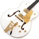 GRETSCH G6136TG Players Edition Falcon Hollow Body with String-Thru Bigsby (White/Ebony Fingerboard)(2)