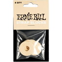 ERNIE BALL #5624 STRAP BLOCKS 4PK - CREAM (4)