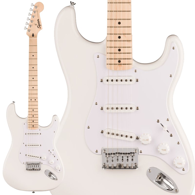 あす楽 Squier by Fender Squier Sonic Stratocaster HT (Arctic White/Maple Fingerboard)