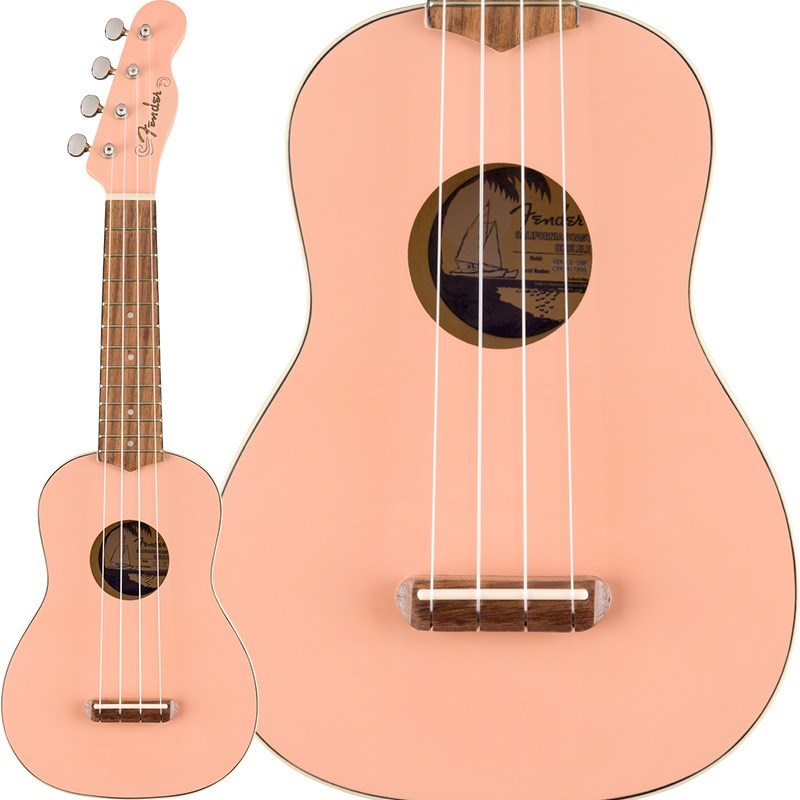Fender Acoustics VENICE SOPRANO UKULELE Shell Pink ڿ̸ò