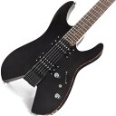 楽器種別：新品エレキギター/SCHECTER 商品一覧＞＞エレキギター【55，000円〜105，000円】 商品一覧＞＞当店のギターは、出荷前に専門スタッフが検品・調整しているので安心です！SCHECTER JAPAN ORIGINAL LINE OL-NV-HL (STBK) [SPOT MODEL]商品説明シェクターJAPAN ORIGINAL LINEにからNVシェイプを基調としたヘッドレスモデルが爆誕！シェクターの代名詞ともいえるNVをベースにし、価格を押さえたニューモデルが登場しました。24フレット、ロングスケールに加えパワフルなオリジナルピックアップを搭載。コイルタップ機能も搭載し、軽量ながらもオールマイティーに使える、優秀な1本です！※画像はサンプルです。製品の特性上、杢目、色合いは一本一本異なります。商品詳細BODY: PoplarNECK: MapleFINGER BOARD: Rose WoodFRETS: 24FSCALE: 25 1/2 (648mm)JOINT: Ultra Access 4-BoltPICKUPS: SR-1x2BRIDGE: Headless Guitar BridgeCONTROL: 1Vo，1To(Tap) 3Way PU Selectorソフトケース付属イケベカテゴリ_ギター_エレキギター_SCHECTER_新品 JAN:4518533040616 登録日:2024/02/14 エレキギター シェクター