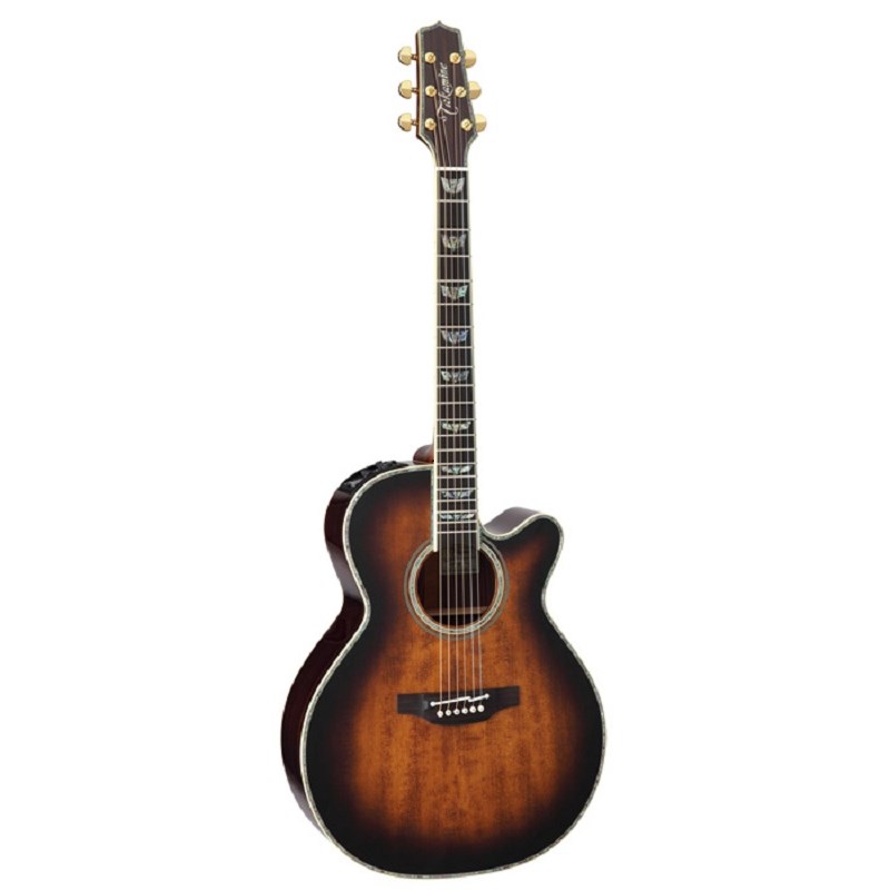 楽器種別：新品エレクトリックアコースティックギター/TAKAMINE 商品一覧＞＞エレクトリックアコースティックギター【220，000円〜420，000円】 商品一覧＞＞アコギ買うなら、当店で！出荷前の検品・調整はもちろん、丁寧梱包でお届けします！TAKAMINE DMP500 VTS 【お取り寄せ商品】商品説明〜 Takamine エレアコ500シリーズ 〜充分な容量を確保しながらも、大きさを感じさせないスマートなルックスを持つオリジナルボディシェイプからは、バランスに優れた明瞭なトーンと、プレイスタイルにとらわれない抜群のフィット感が得られます。スタジアムクラスのライブから、生音も感じられる小規模なライブスペースまで、幅広いミュージックシーンに対応します。※スペシャルオーダー対応機種〜プリアンプ CT4-DX (DMP) 〜タカミネのプリアンプCT4-DXは、006P/9Vバッテリー×2の18V高電圧ドライブにより、かつてない余裕のヘッドルームを実現。音量の最小/最大幅が大きいアコースティック・ギターの広いダイナミックレンジを充分に満たし、優しく奏でる穏やかな爪弾きから弦の揺れが見える程のハード・ピッキングまで、ピュアで歪みのない豊かなサウンドを実現します。世界中のトップ・プロから認められているタカミネ・オリジナル・ブリッジピックアップパラスティックに加え、任意のピックアップを接続するデュアル・モードを搭載。2系統のEQとノッチフィルターにより、それぞれのピックアップの個性を最大限に活かしたイコライジングと任意のミックス・バランス調整により、今までに無いフレキシブルなサウンドを提供します。通常の1ピックアップ・モードでは2グループのEQをリンクさせ4ポイントEQ&ノッチフィルター×2というプロ用PAコンソールにも匹敵するコントロールが可能となります。[SPEC]・TOP：SOLID SPRUCE・BACK：SOLID ROSEWOOD・SIDES：SOLID ROSEWOOD・NECK：MAHOGANY・FINGER BOARD：EBONY・SCALE：644mm・NUT WIDTH：42mm・PRE-AMP：CT4-DX (DMP)・POSITION MARK：MOUNTAIN REVERSE・COLOR：VTS (gloss)・WITH SEMIHARD CASE：SH-500ハードケース付属※写真はサンプルです。材質の特性上、杢目・色合いは1本1本異なります。ご了承下さい。※こちらの商品はお取り寄せ商品につき、商品のお渡しまで1週間ほどお時間をいただく場合がございます。ご購入をお急ぎの方は、ご注文前に必ず納期をメール、もしくはお電話にてお問い合わせ下さい。当店から折り返し納期について返答させていただきます。また、メーカー長期在庫切れの場合、ご注文をキャンセルさせていただく場合がございます。あらかじめご了承下さい。イケベカテゴリ_アコースティック／エレアコギター_エレクトリックアコースティックギター_TAKAMINE_新品 JAN:4582270003814 登録日:2011/02/23 エレアコ タカミネ 高峰