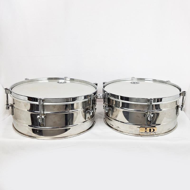 LP Vintage 80s〜90s Tito Puente Model Timbales/Chrome Over Brass Shell 14''&15''/M.Cohen Bagde